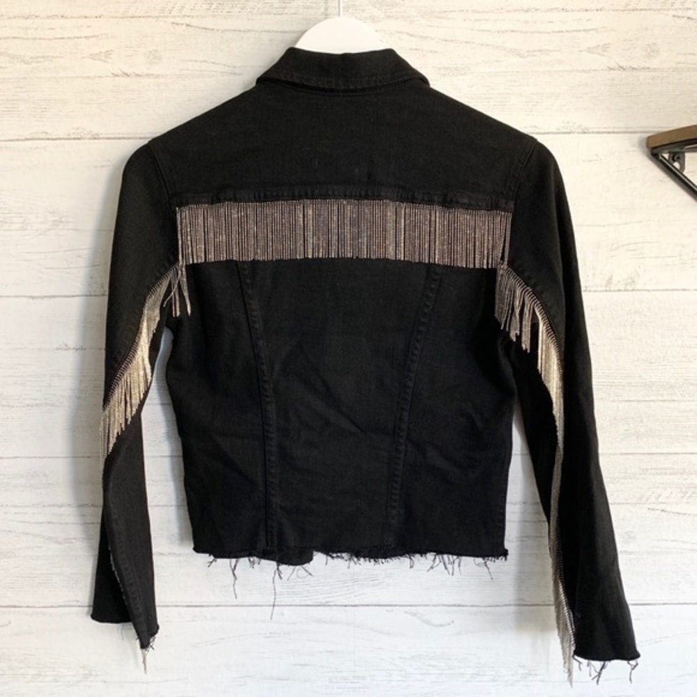 L’agence Janelle Cropped Black Jacket - Picture 6 of 14